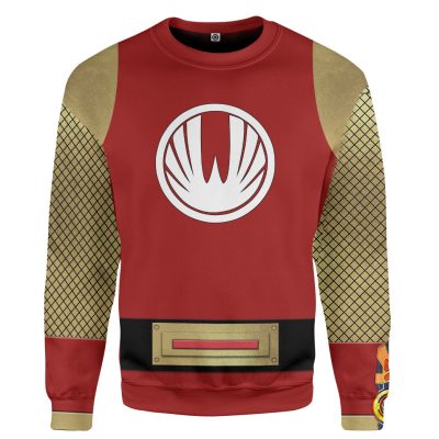 3D The Red Wind Rangers Ninja Storm 3D Sweatshirt
