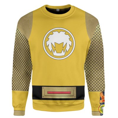 3D The Yellow Wind Rangers Ninja Storm 3D Sweatshirt
