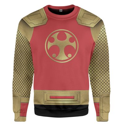3D The Crimson Thunder Rangers Ninja Storm 3D Sweatshirt