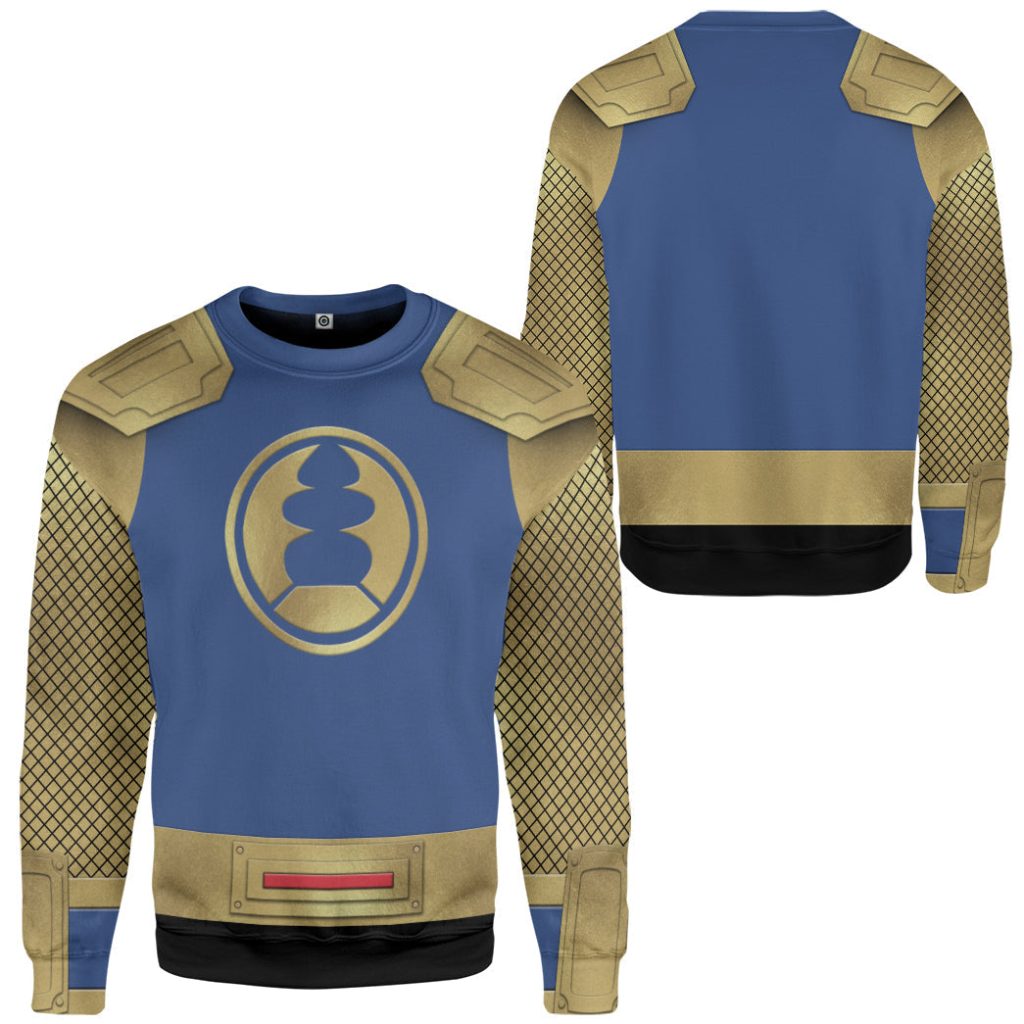 3D The Navy Thunder Rangers Ninja Storm 3D Sweatshirt - Image 2