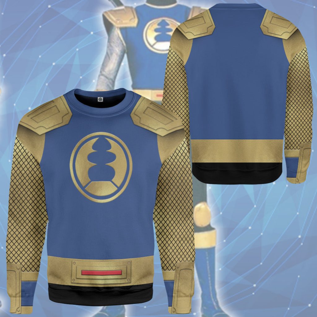 3D The Navy Thunder Rangers Ninja Storm 3D Sweatshirt - Image 3