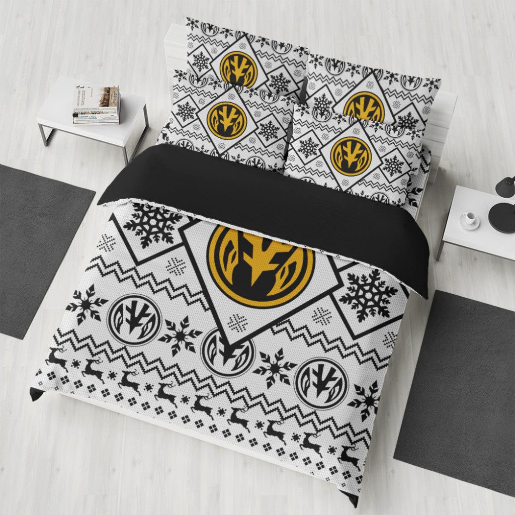 3D Mighty Morphin White Power Ranger  Bedding Set - Image 4