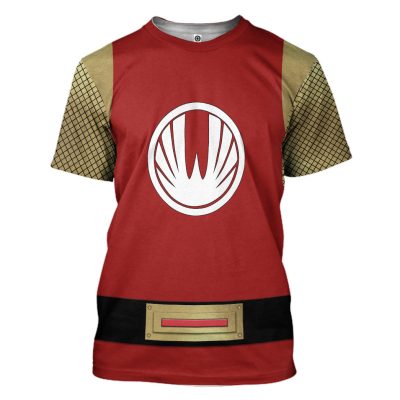 3D The Red Wind Rangers Ninja Storm 3D T-shirt