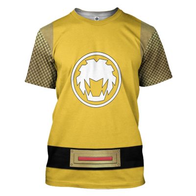 3D The Yellow Wind Rangers Ninja Storm 3D T-shirt