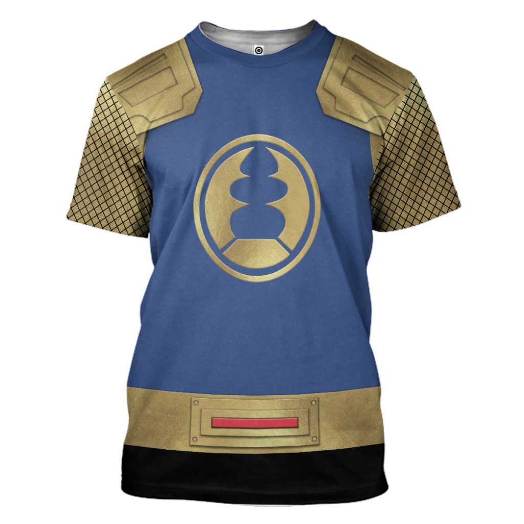 3D The Navy Thunder Rangers Ninja Storm 3D T-shirt