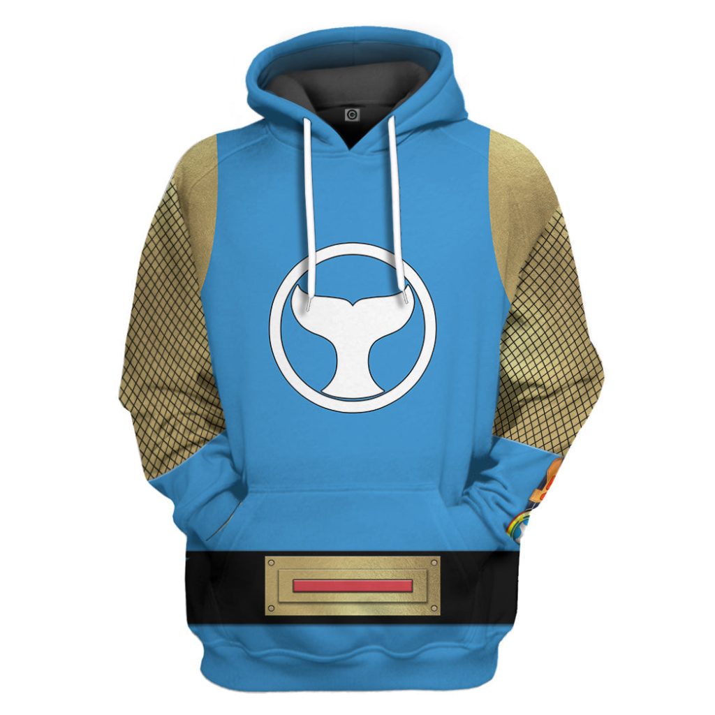 3D The Blue Wind Rangers Ninja Storm 3D Hoodie
