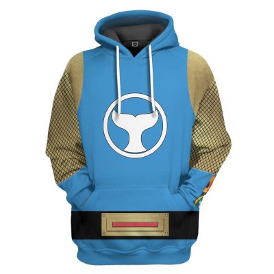 3D The Blue Wind Rangers Ninja Storm 3D Hoodie