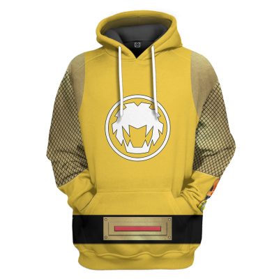 3D The Yellow Wind Rangers Ninja Storm 3D Hoodie