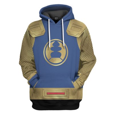 3D The Navy Thunder Rangers Ninja Storm 3D Hoodie