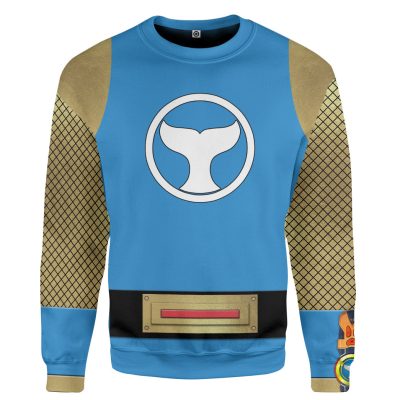 3D The Blue Wind Rangers Ninja Storm 3D Sweatshirt