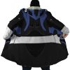 Blue Psycho Rangers AOP Hooded Cloak Coat NO HOOD Mockup - Power Rangers Store