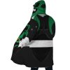 Green Psycho Rangers AOP Hooded Cloak Coat SIDE Mockup - Power Rangers Store