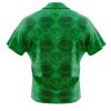 Green Ranger Pattern PR Short Sleeve Hawaiian Shirt BACK mockup - Power Rangers Store