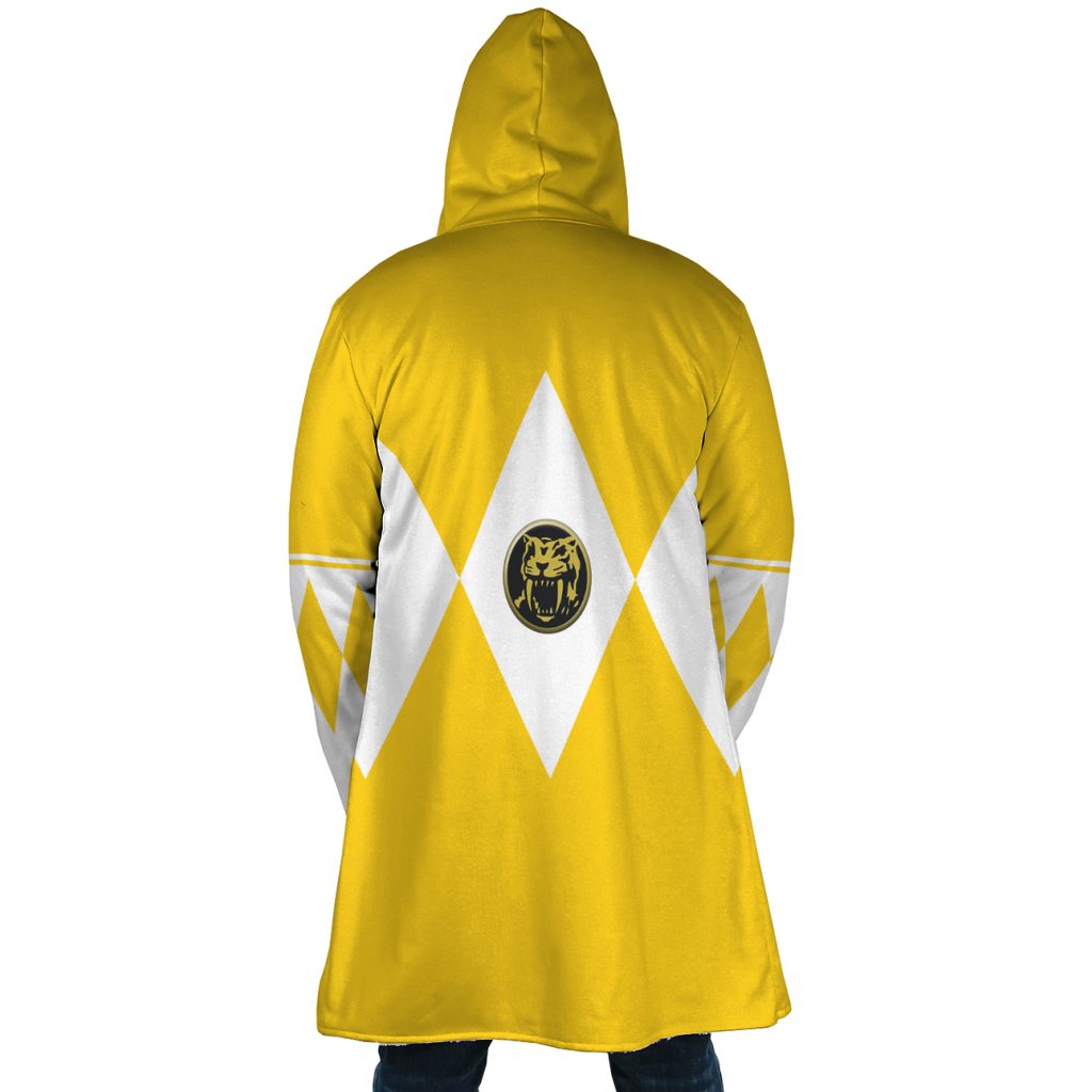 Yellow Ranger Mighty Morphin Power Rangers Dream Cloak Coat - Image 6