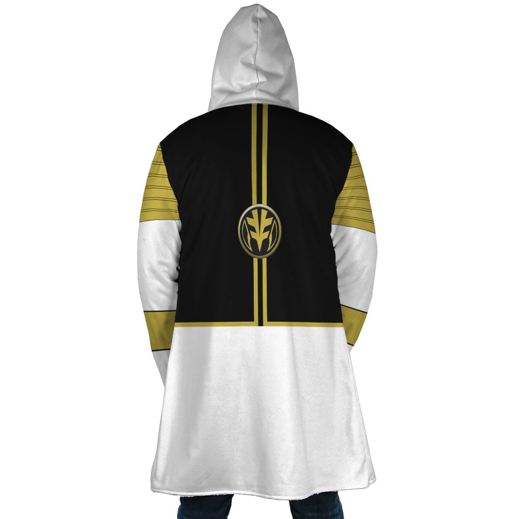 White Ranger Mighty Morphin Power Rangers Dream Cloak Coat - Image 6