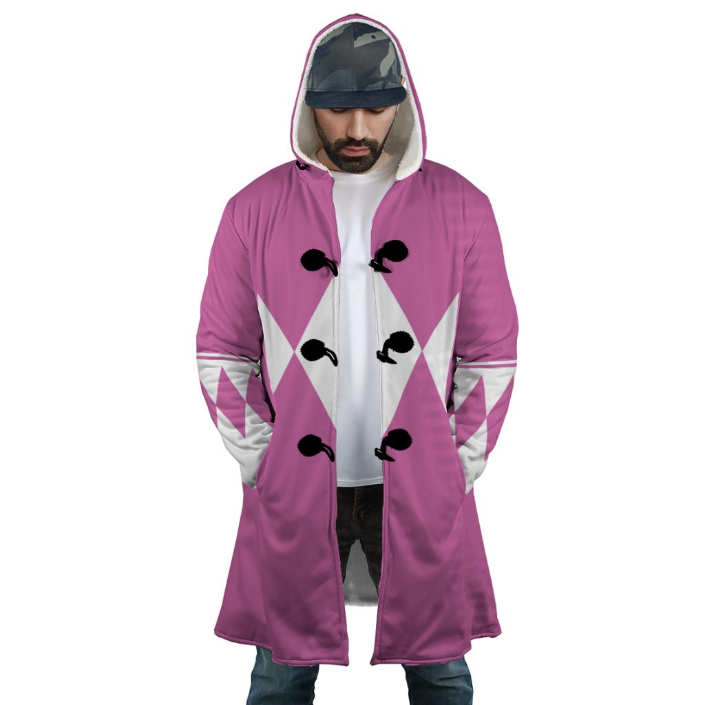 Pink Ranger Mighty Morphin Power Rangers Dream Cloak Coat - Image 3