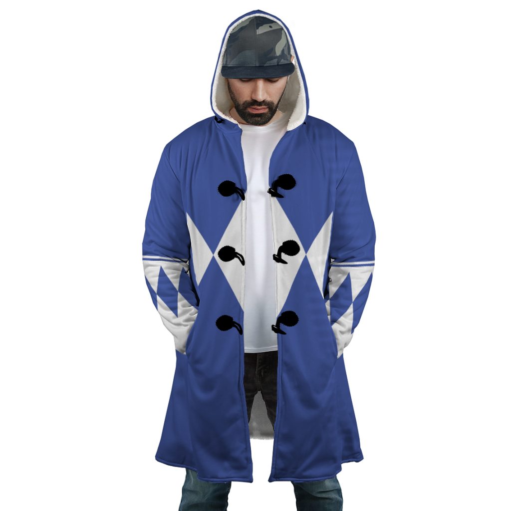 Blue Ranger Mighty Morphin Power Rangers Dream Cloak Coat - Image 5