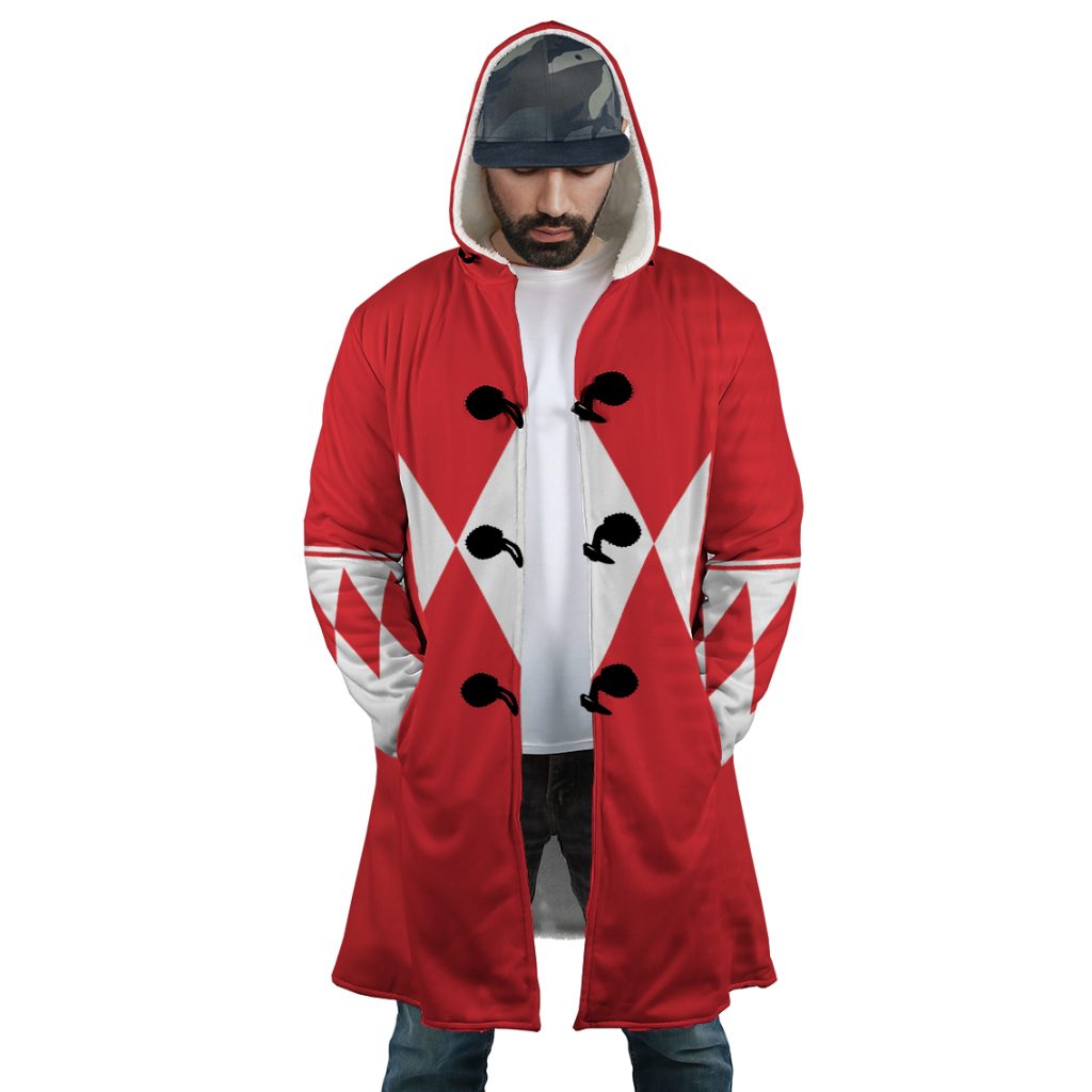 Red Ranger Mighty Morphin Power Rangers Dream Cloak Coat - Image 6