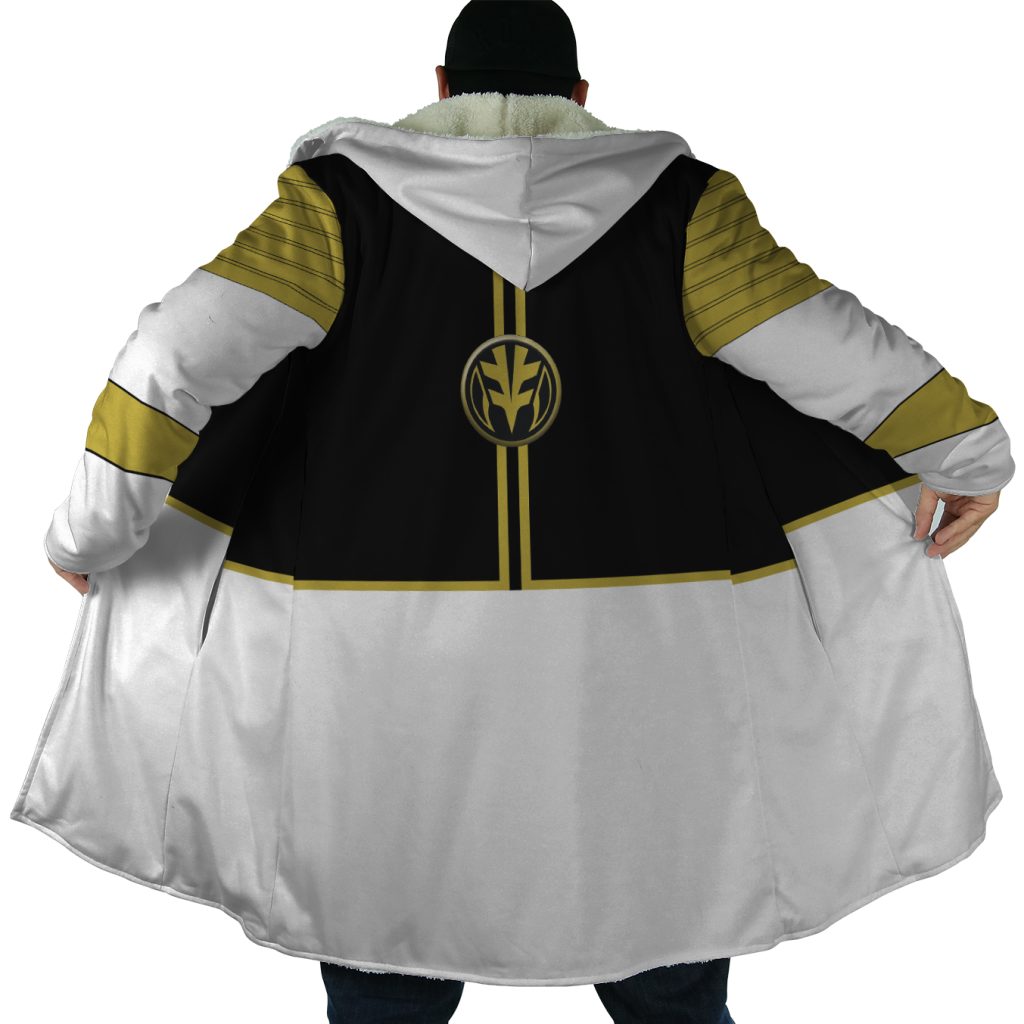 White Ranger Mighty Morphin Power Rangers Dream Cloak Coat - Image 4