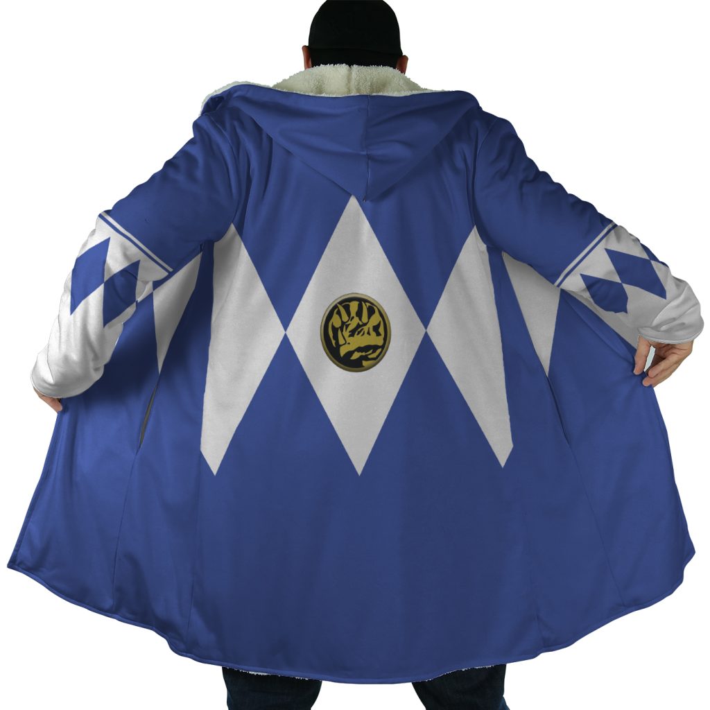 Blue Ranger Mighty Morphin Power Rangers Dream Cloak Coat - Image 4