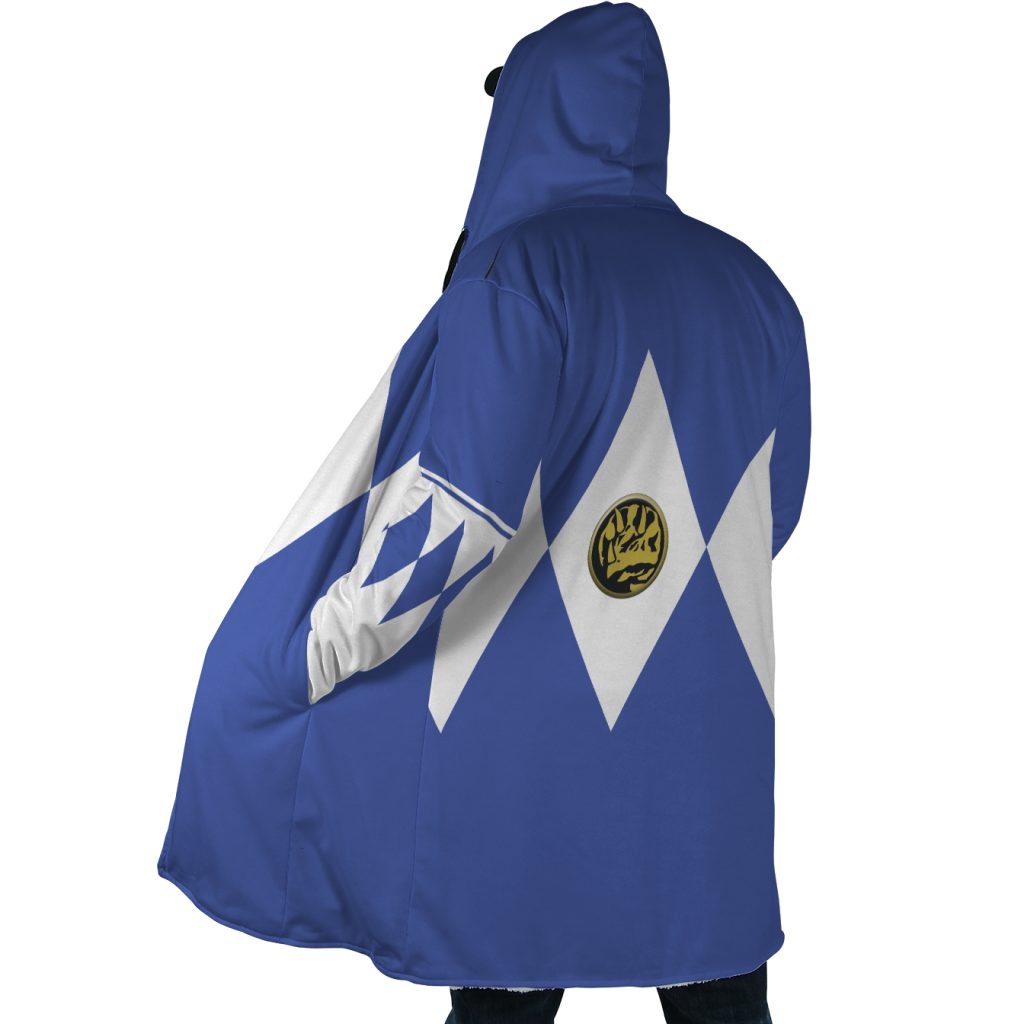 Blue Ranger Mighty Morphin Power Rangers Dream Cloak Coat - Image 2