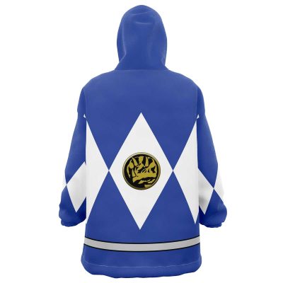 Blue Ranger Mighty Morphin Power Rangers Snug Oversized Blanket Hoodie