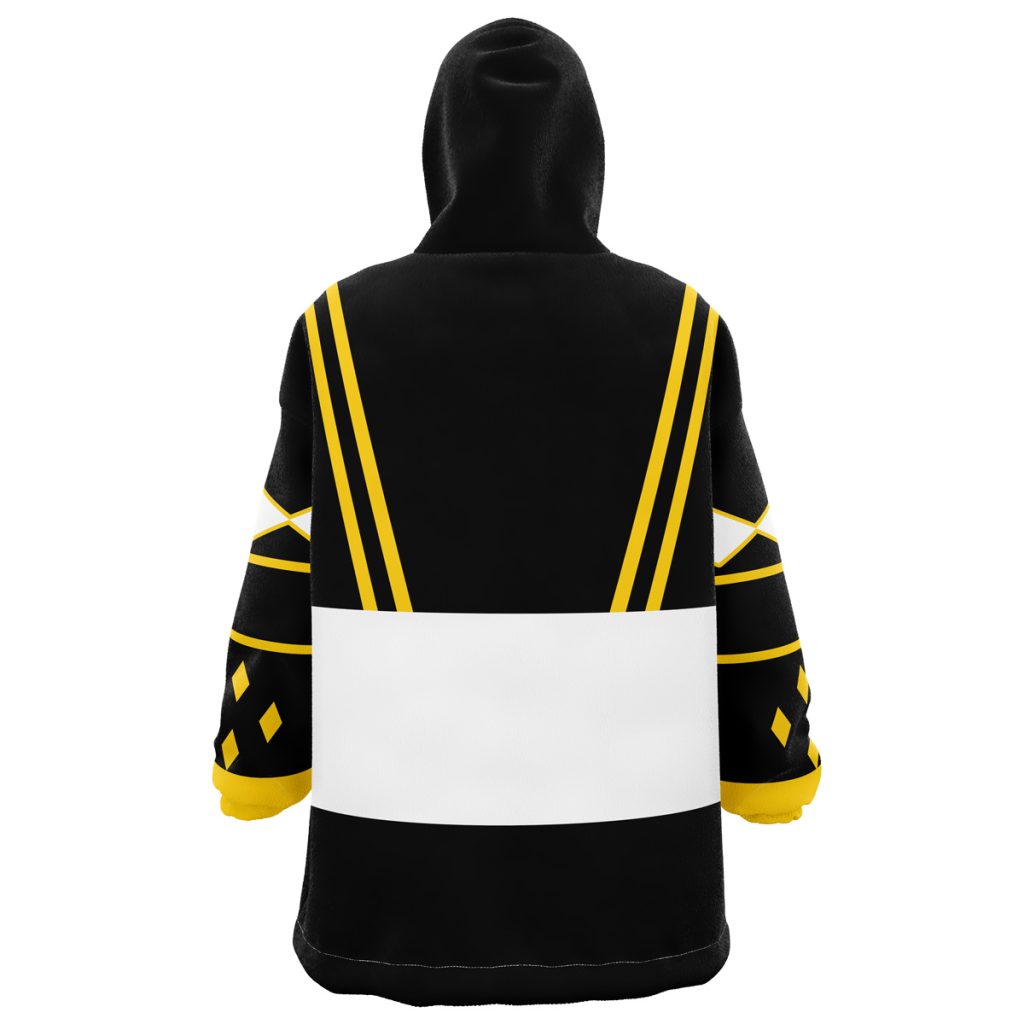 Black Ranger Ninjetti  Rangers Snug Oversized Blanket Hoodie - Image 3