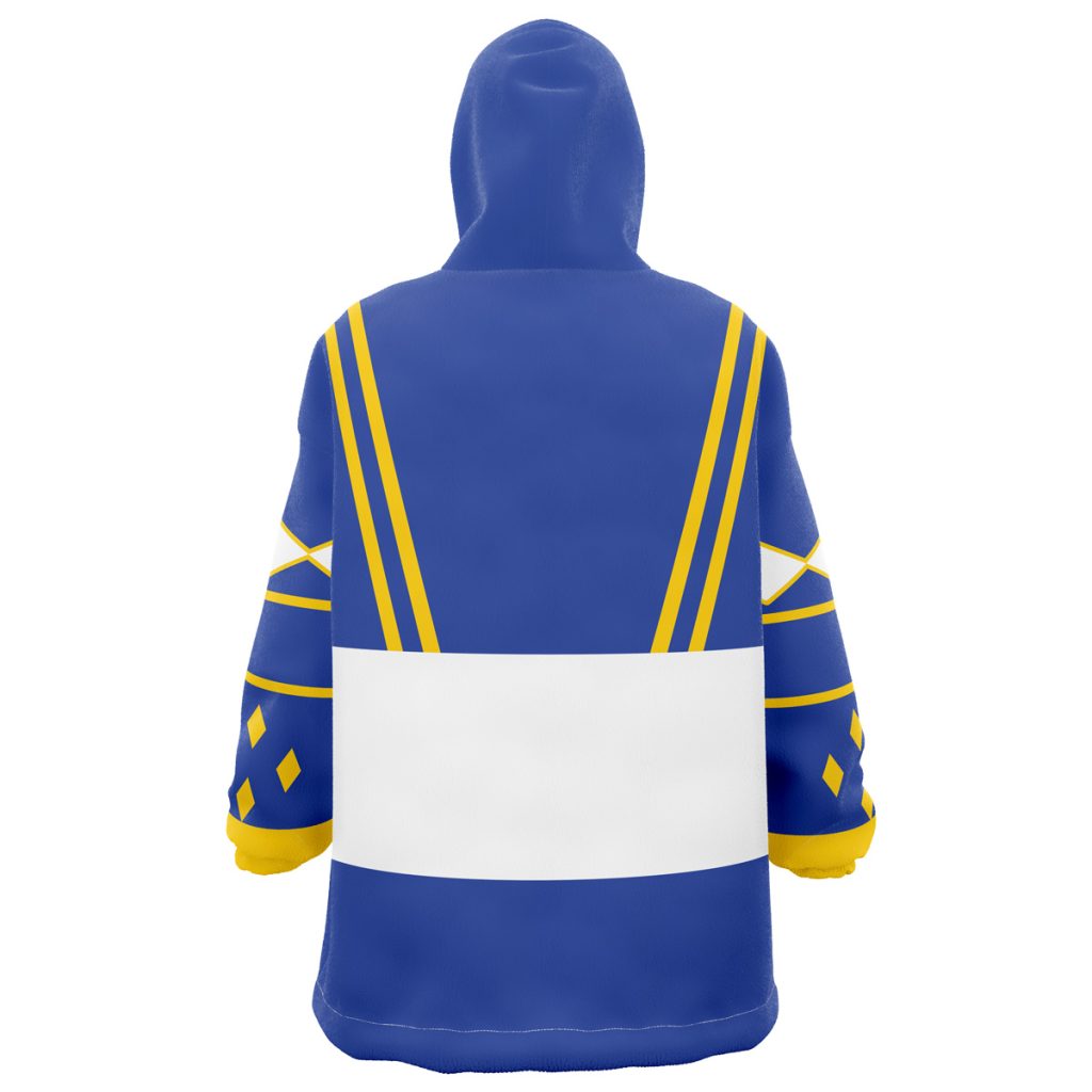 Blue Ranger Ninjetti  Rangers Snug Oversized Blanket Hoodie - Image 3