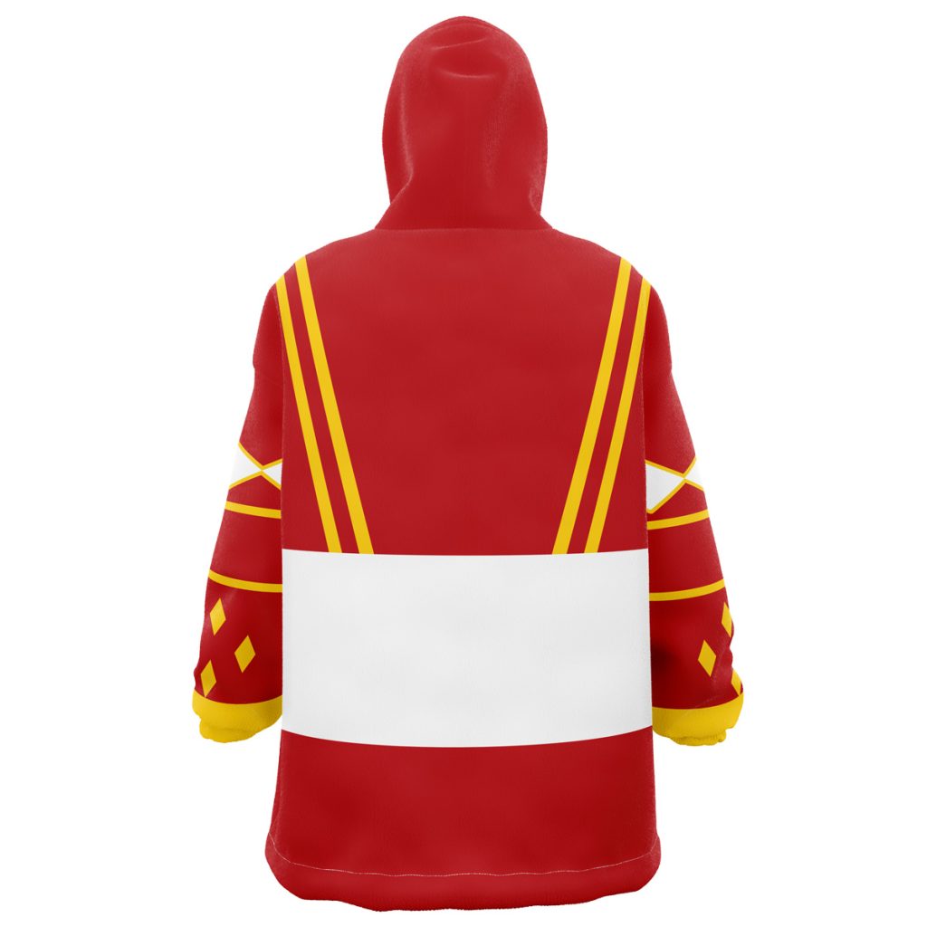 Red Ranger Ninjetti  Rangers Snug Oversized Blanket Hoodie - Image 3