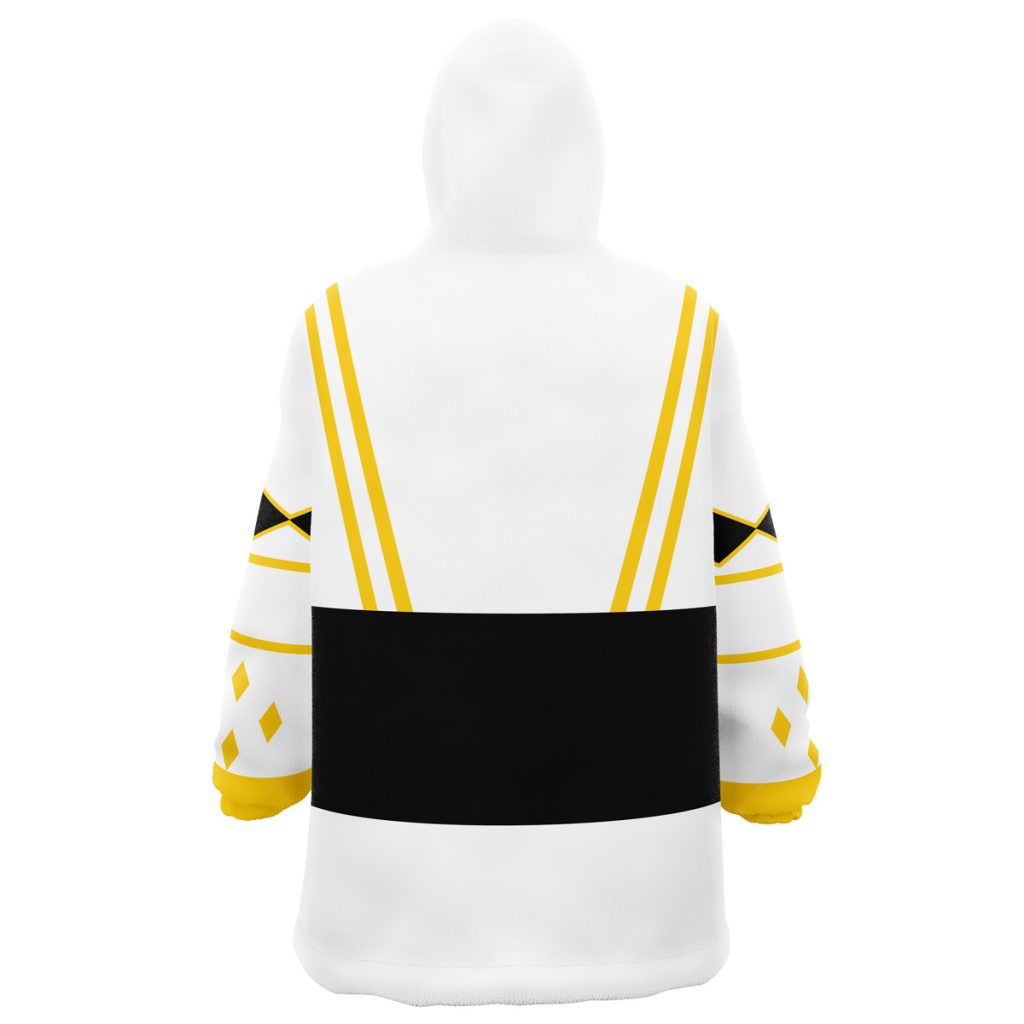 White Ranger Ninjetti  Rangers Snug Oversized Blanket Hoodie - Image 3