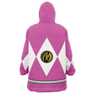 Pink Ranger Mighty Morphin Power Rangers Snug Oversized Blanket Hoodie