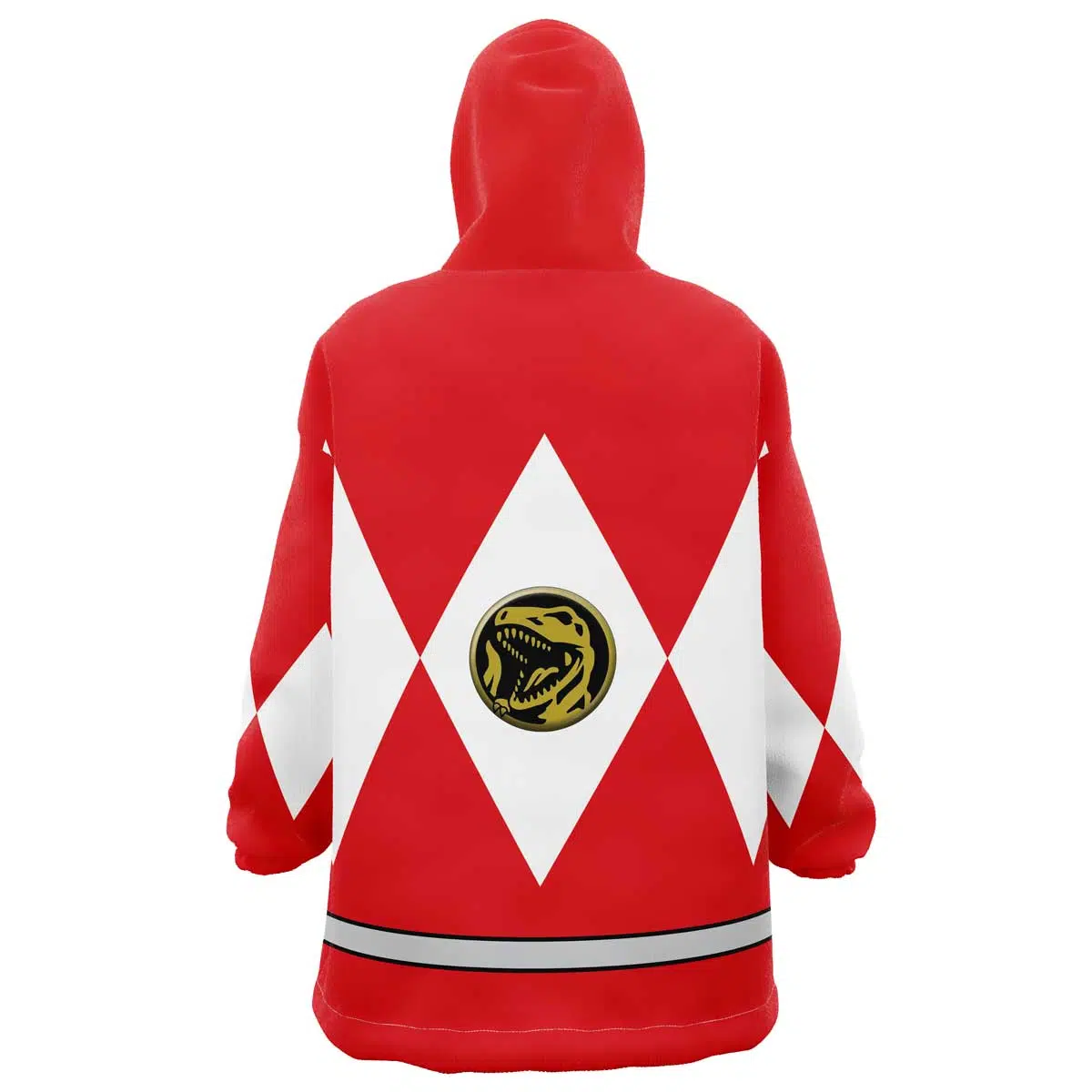Red Ranger Mighty Morphin Power Rangers Snug Oversized Blanket Hoodie
