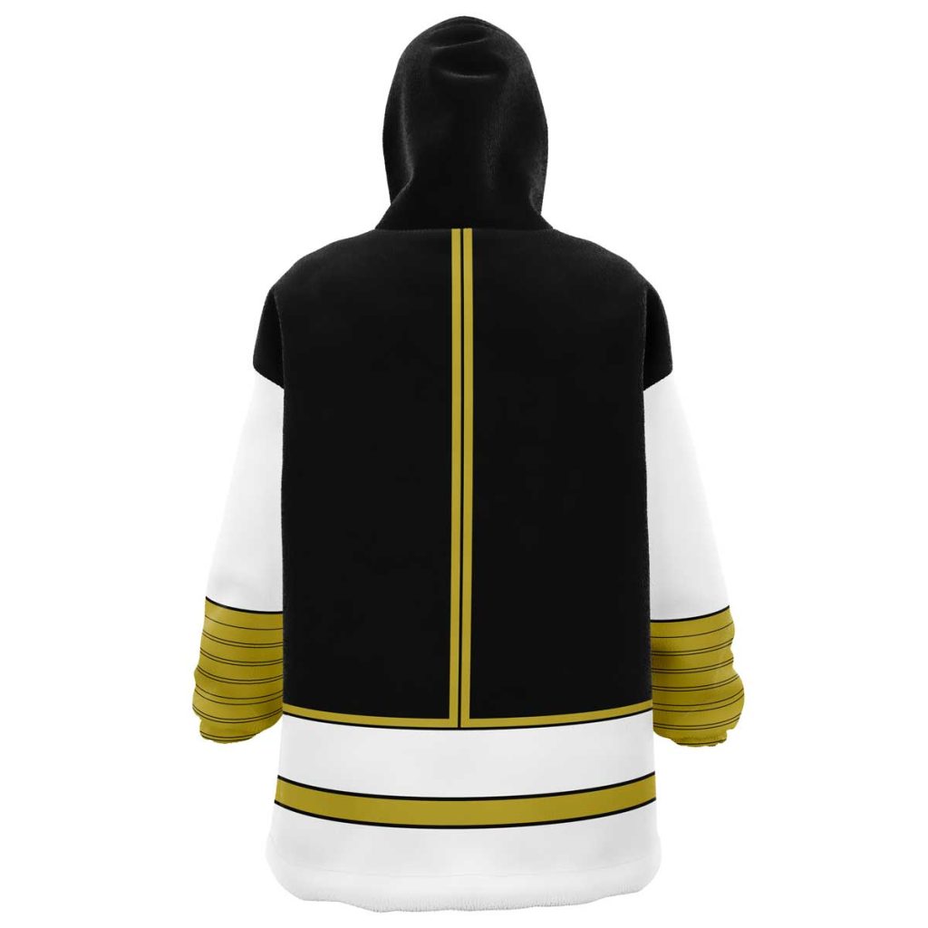 White Ranger Mighty Morphin Power Rangers Snug Oversized Blanket Hoodie - Image 3