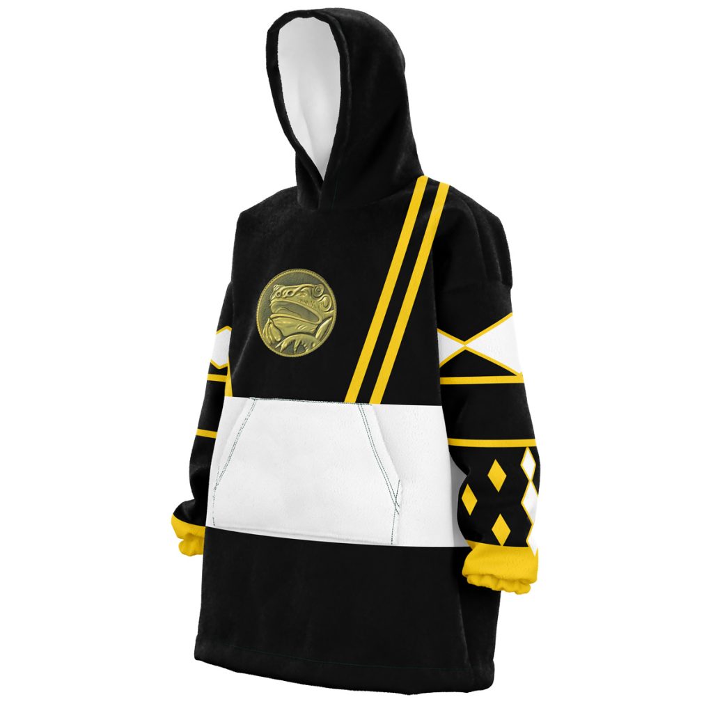 Black Ranger Ninjetti  Rangers Snug Oversized Blanket Hoodie - Image 2