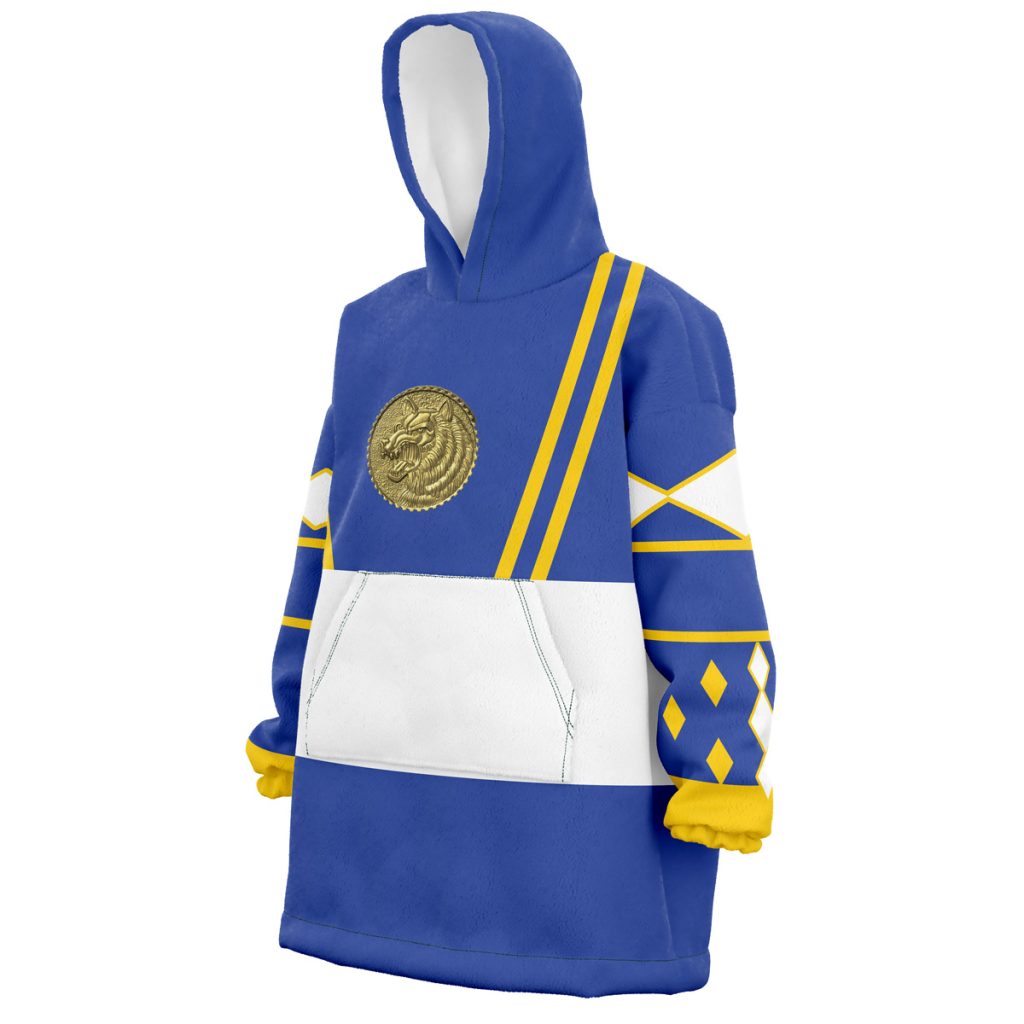 Blue Ranger Ninjetti  Rangers Snug Oversized Blanket Hoodie - Image 2