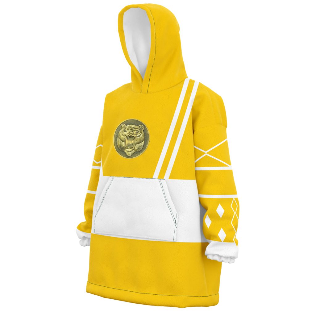 Yellow Ranger Ninjetti  Rangers Snug Oversized Blanket Hoodie - Image 3