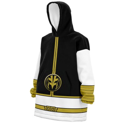 White Ranger Mighty Morphin Power Rangers Snug Oversized Blanket Hoodie