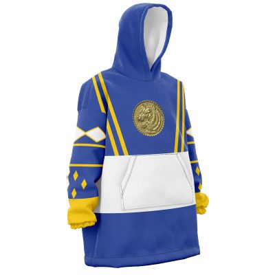 Blue Ranger Ninjetti  Rangers Snug Oversized Blanket Hoodie