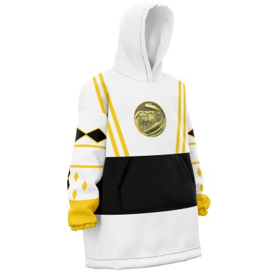 White Ranger Ninjetti  Rangers Snug Oversized Blanket Hoodie
