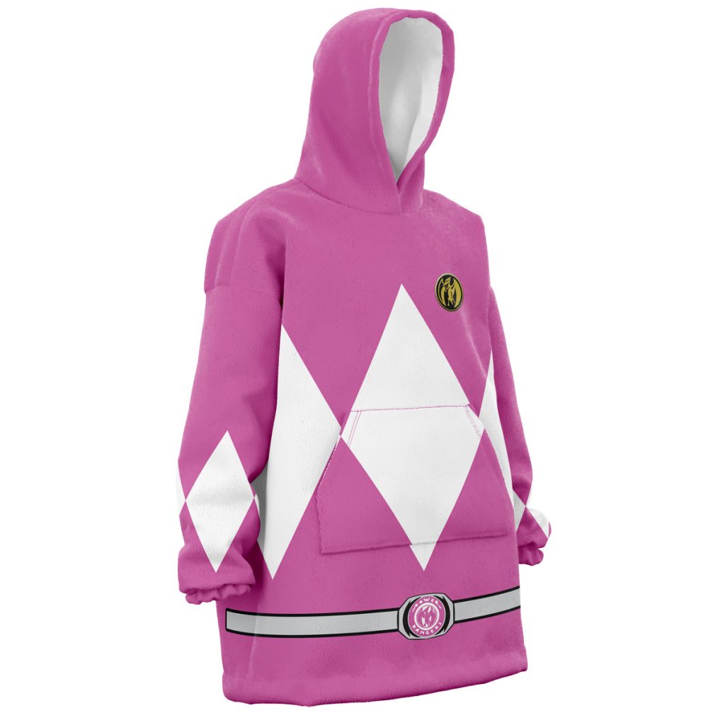 Pink Ranger Mighty Morphin Power Rangers Snug Oversized Blanket Hoodie - Image 2