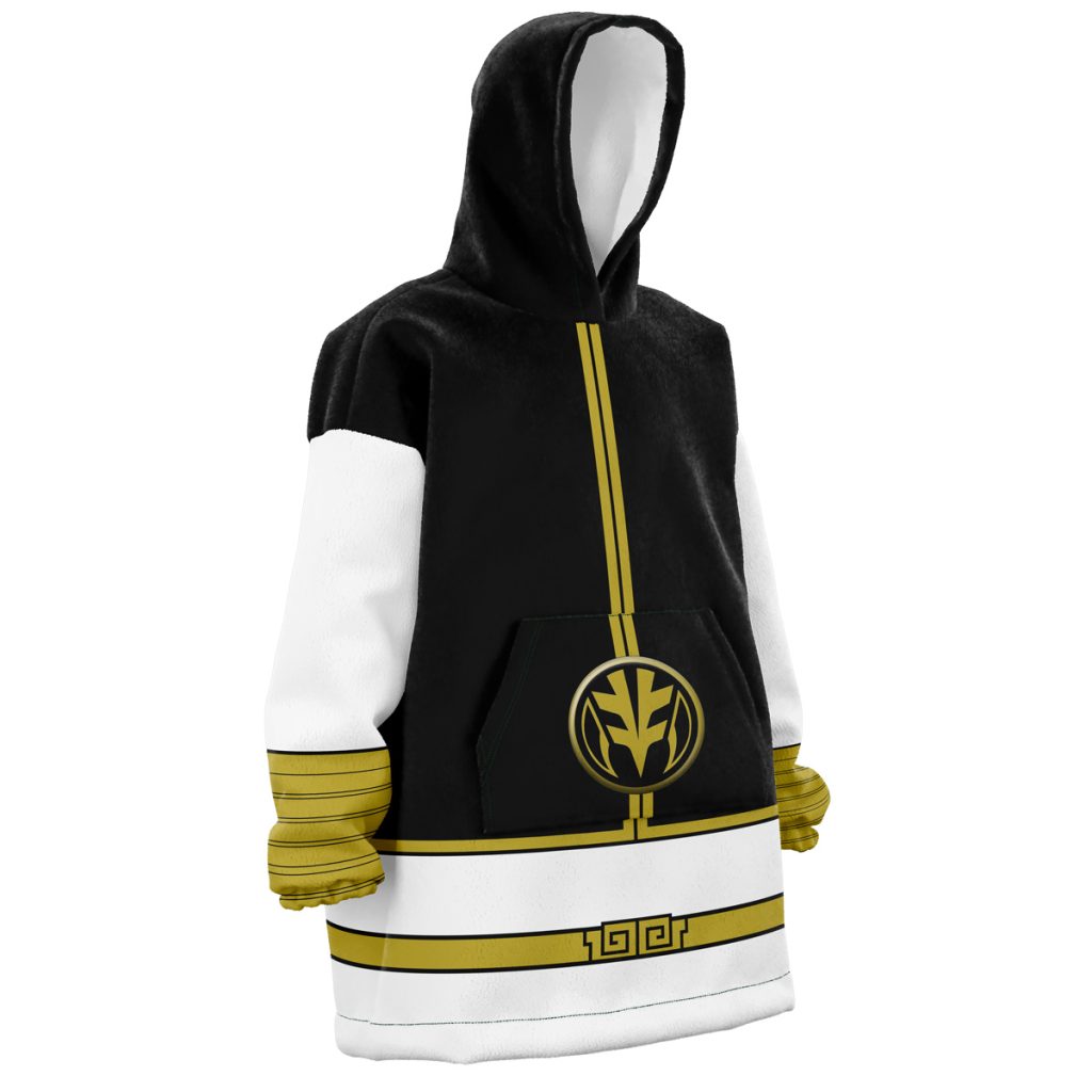 White Ranger Mighty Morphin Power Rangers Snug Oversized Blanket Hoodie - Image 2