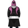 Pink Psycho Rangers AOP Hooded Cloak Coat BACK Mockup - Power Rangers Store