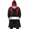 Red Psycho Rangers AOP Hooded Cloak Coat BACK Mockup - Power Rangers Store