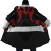 Red Psycho Rangers AOP Hooded Cloak Coat NO HOOD Mockup - Power Rangers Store