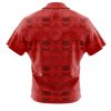Red Ranger Pattern PR Short Sleeve Hawaiian Shirt BACK mockup - Power Rangers Store