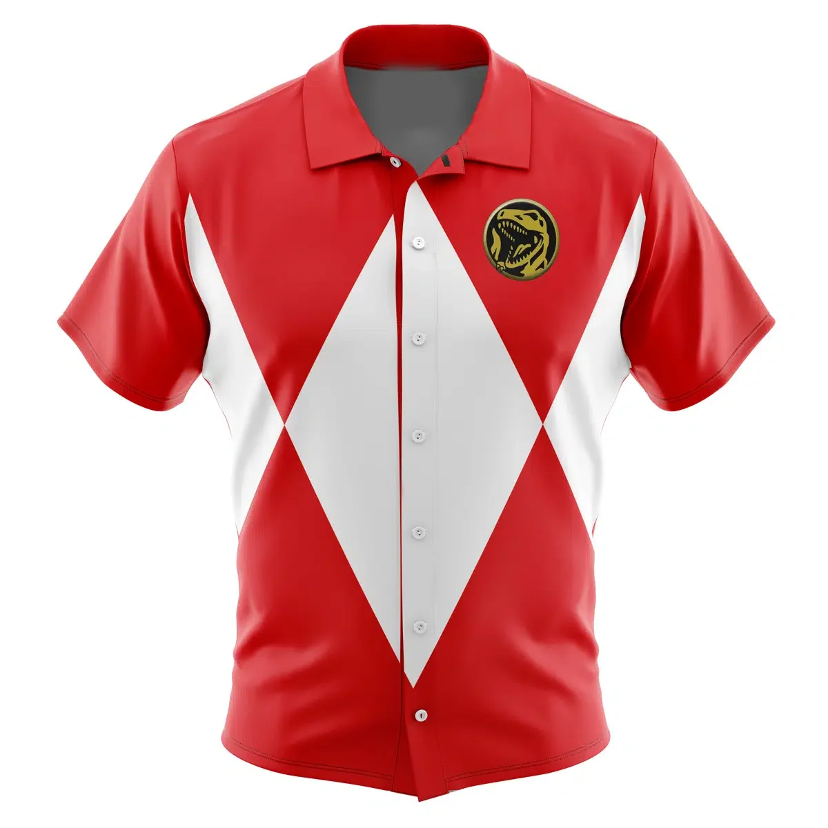 2025 Red  Ranger Mighty Morphin Power Rangers Hawaiian Shirt