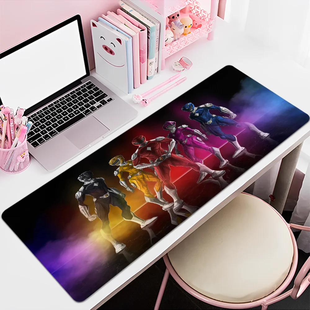 Power Ranger Colorful Large Mousepad