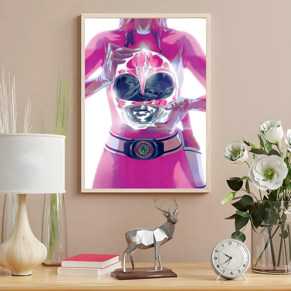New Pink Ranger Mighty Morphin Power Rangers Wall Art