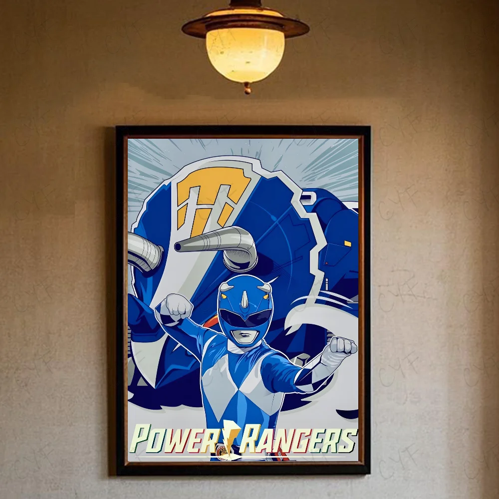 New Power Movie Blue Ranger  Wall Art