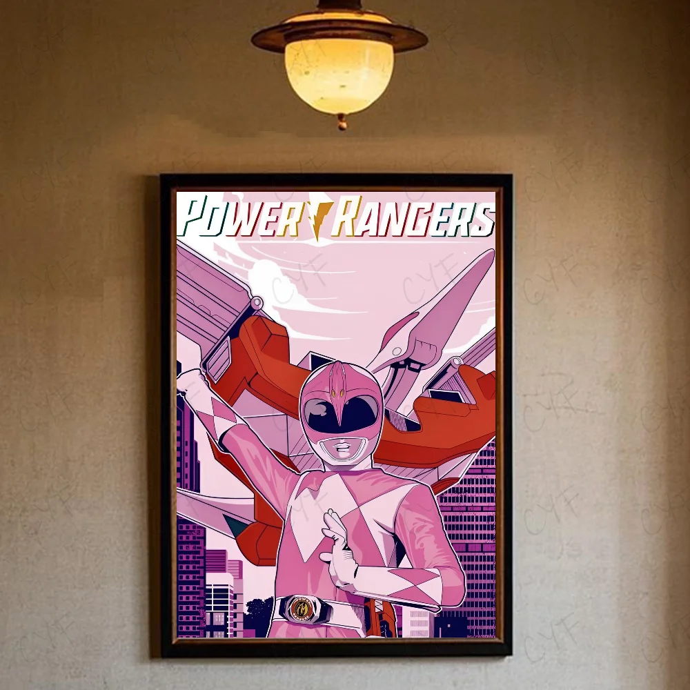 Power Movie Pink Ranger  Wall Art